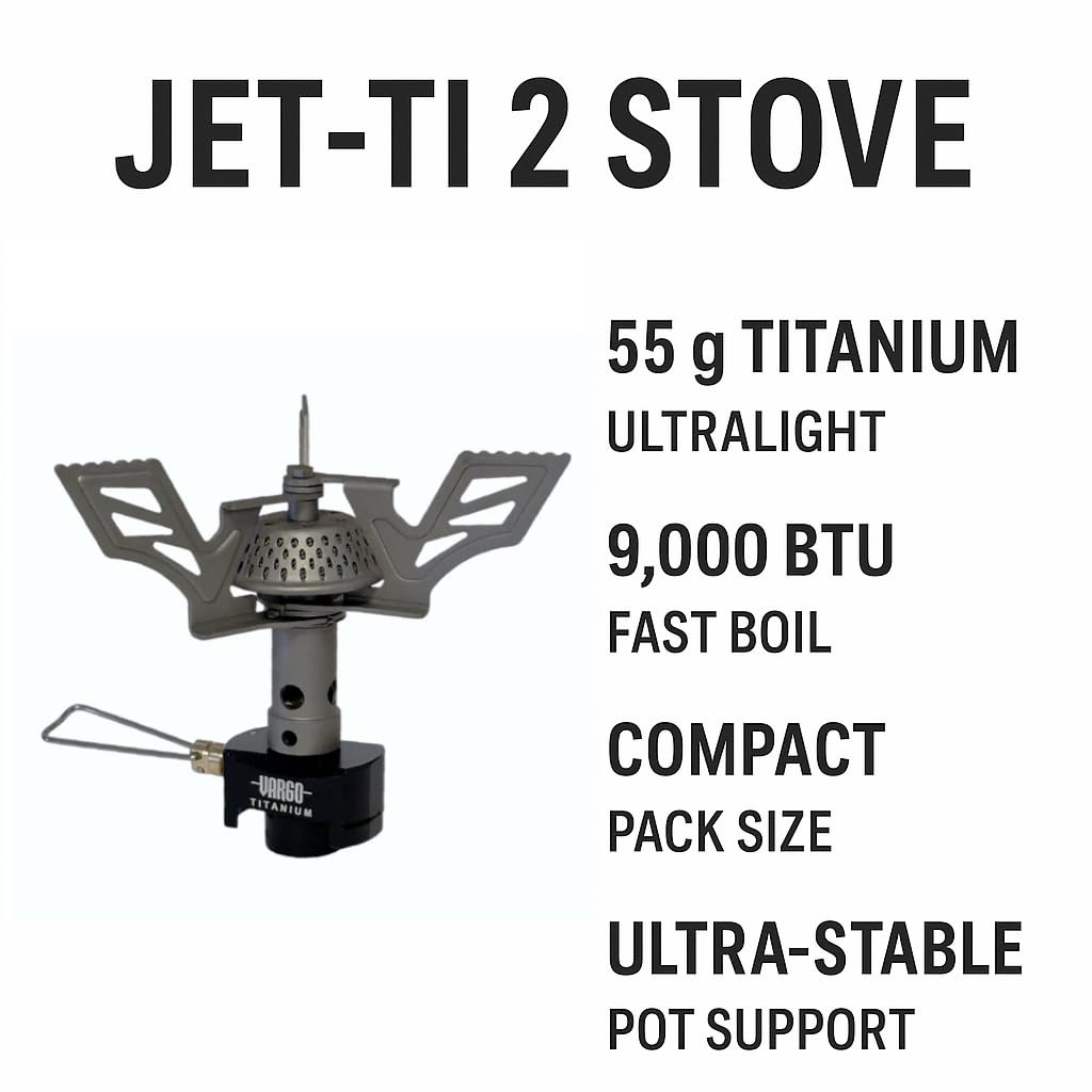 Amazon | Vargo Jet-Ti 2 チタンストーブ | 超軽量 バックパッキング